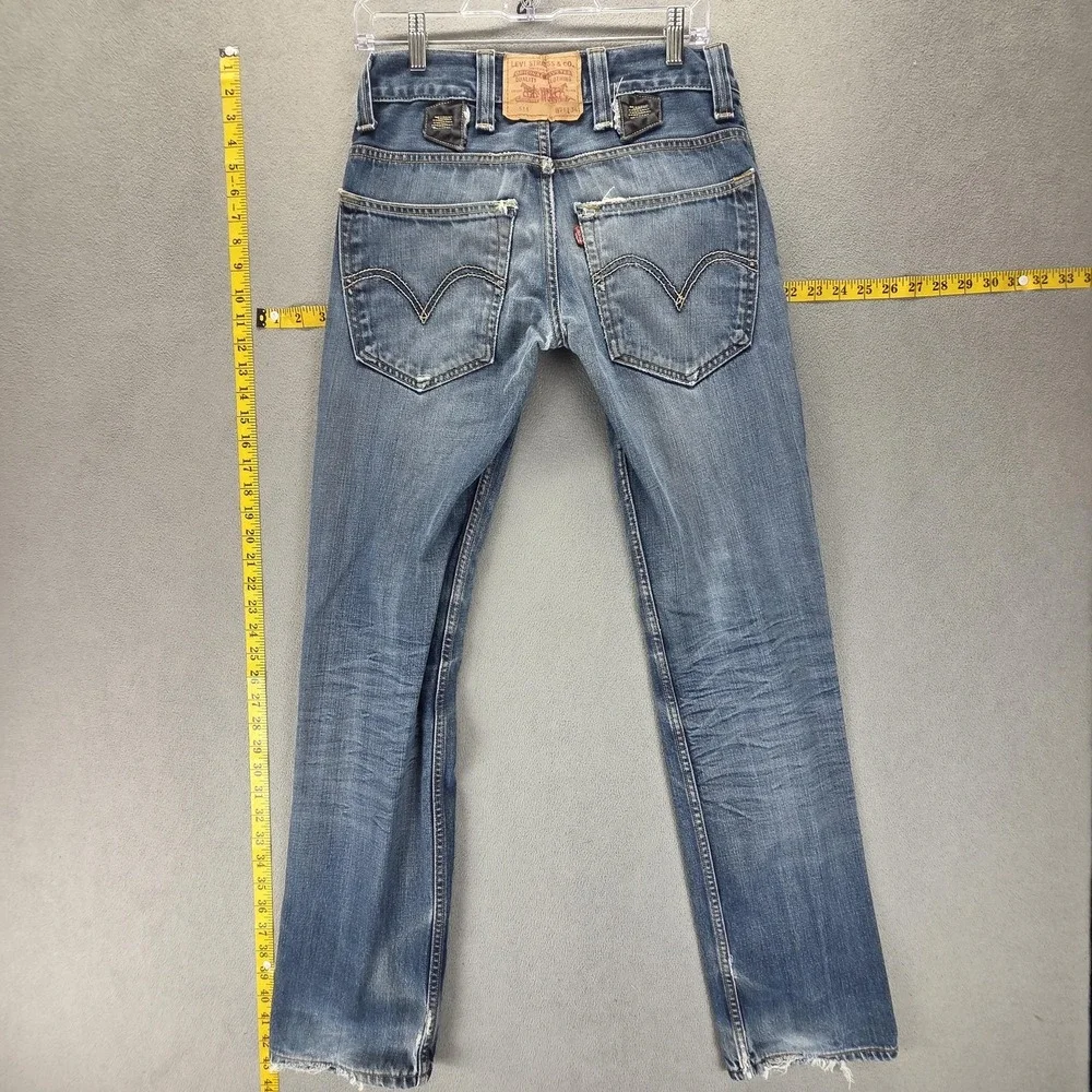 Vintage Levis 511 Jeans Mens Slim Engineered Honeycomb Medium Wash Fits 29x32‎